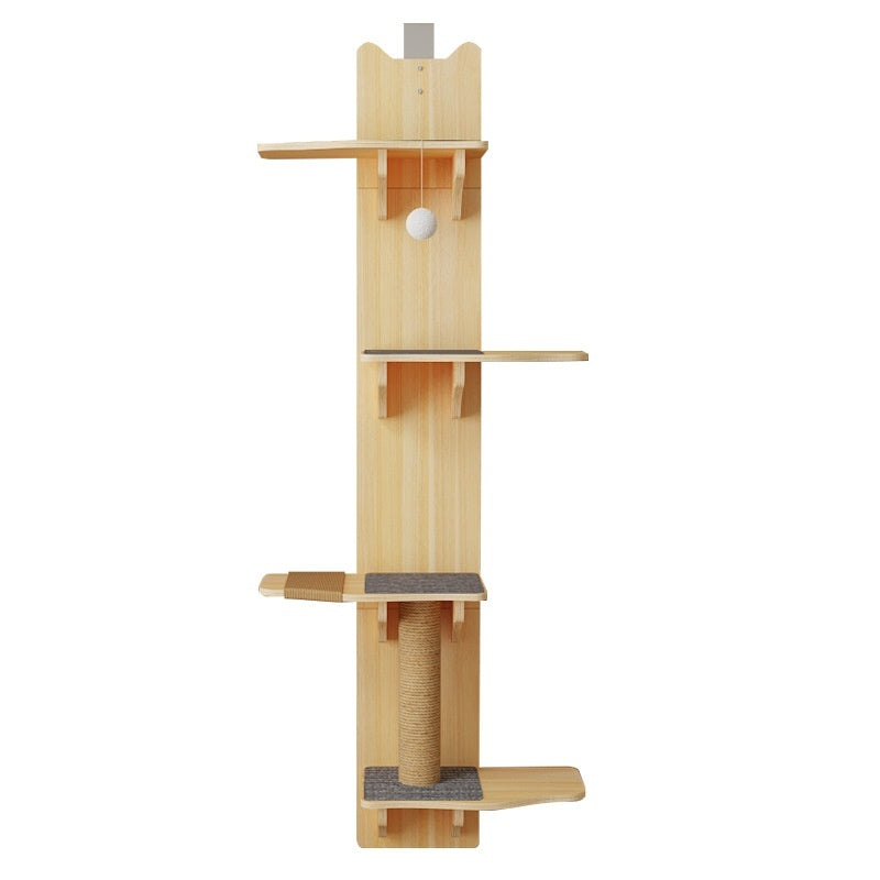 Hanging Cat Tree With Scratching Postspace-saving Design