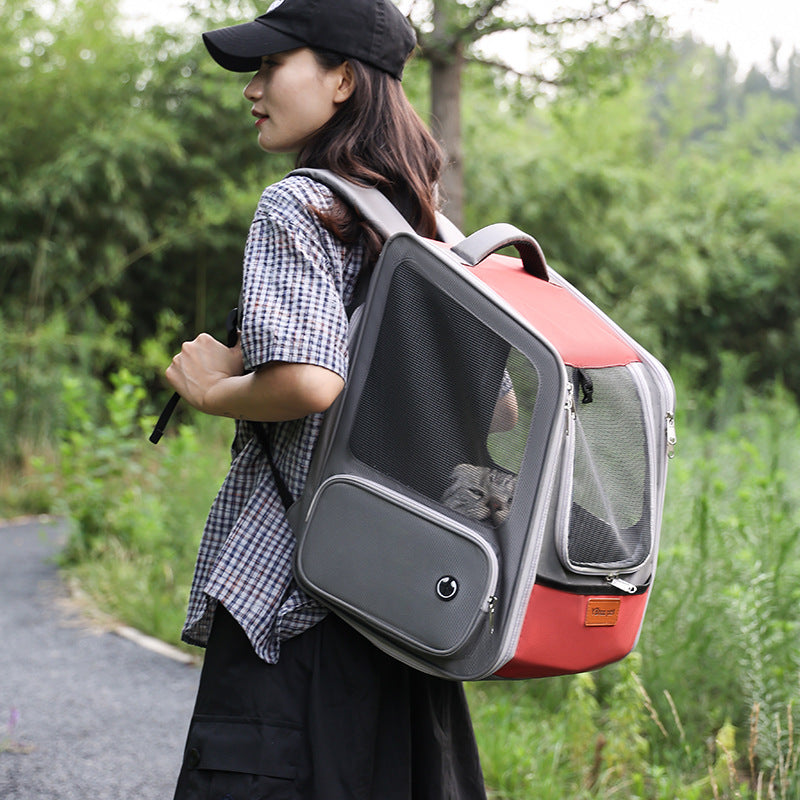 Portable Pet Expandable Large Capacity Carrier